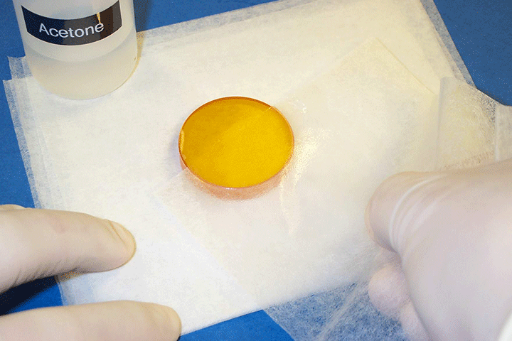 激光切割機鏡片清潔