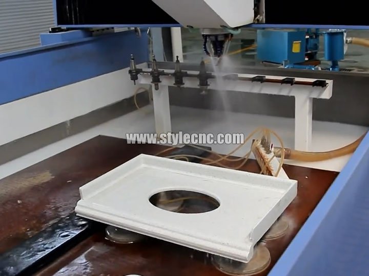 石英、花崗巖、大理石數控石材切割拋光機立式ATC系統 石英、花崗巖、大理石數控石材切割拋光機立式ATC系統