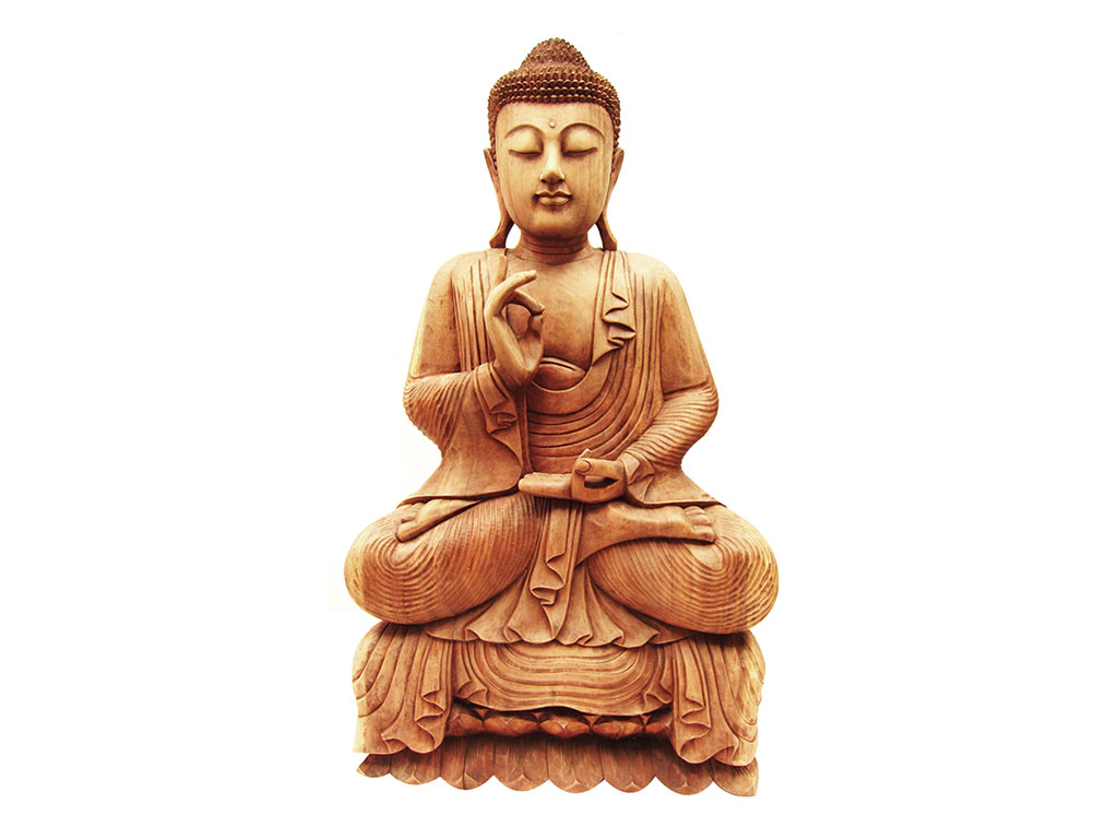 3D 木雕中國(guó)佛像