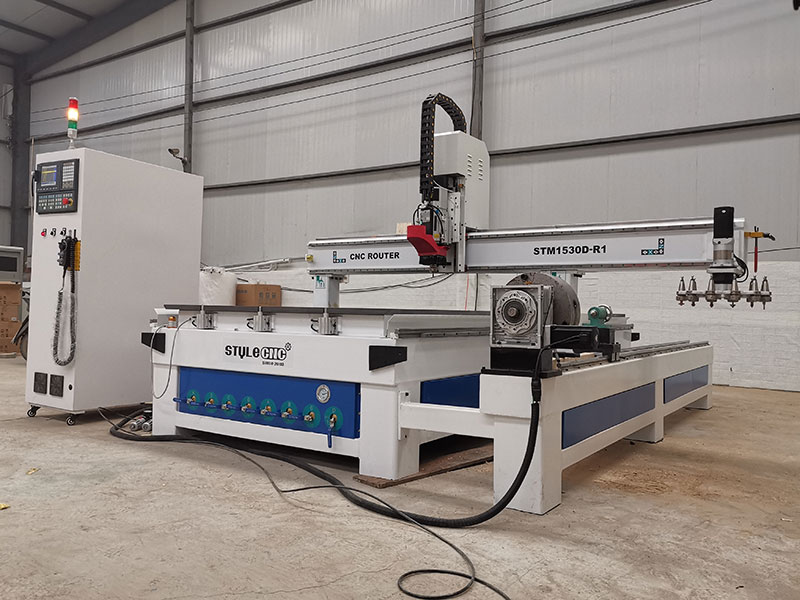 5x10 帶第四旋轉軸的數控木材加工中心現已發售