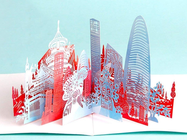 3D 動態 CO2 賀卡激光打標機 3D 動態 CO2 賀卡激光打標機