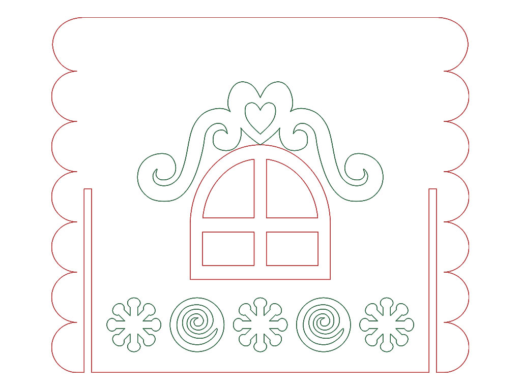 激光切割 3D 姜餅屋設(shè)計(jì)