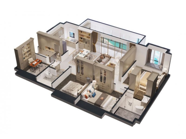 使用木工數控機床進行一站式全屋定制