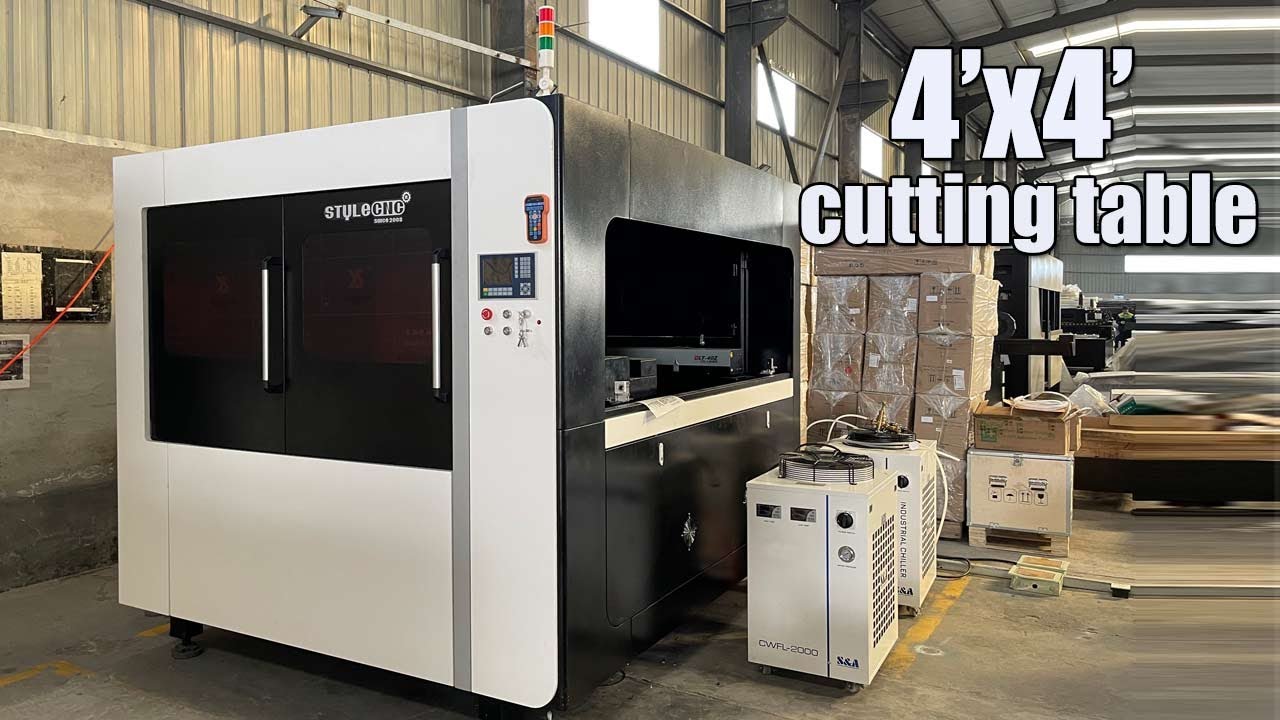 4x4 混合纖維和 CO2 金屬和木材激光切割工作臺 4x4 混合纖維和 CO2 金屬和木材激光切割工作臺